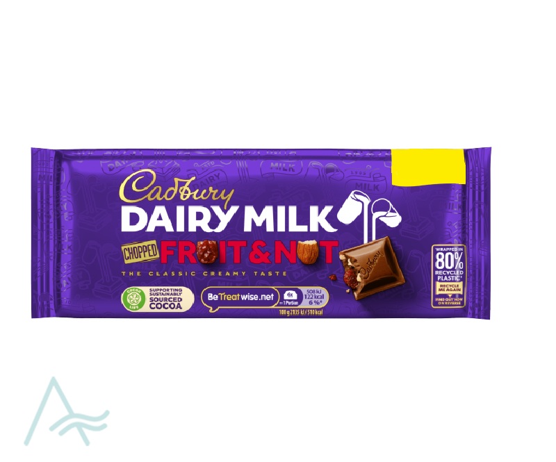CAD Dairy Milk FRUIT&NUTS 95 G